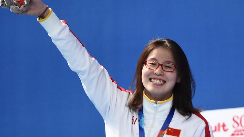 Fu Yuanhui bei den Weltmeisterschaften im Schwimmen in Russland