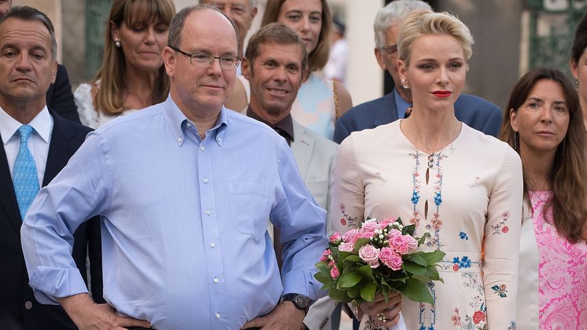 Fürst Albert II., Charlène und Sohn Jacques in Monaco