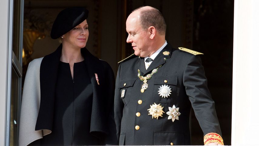 Fürstin Charlène und Albert II von Monaco