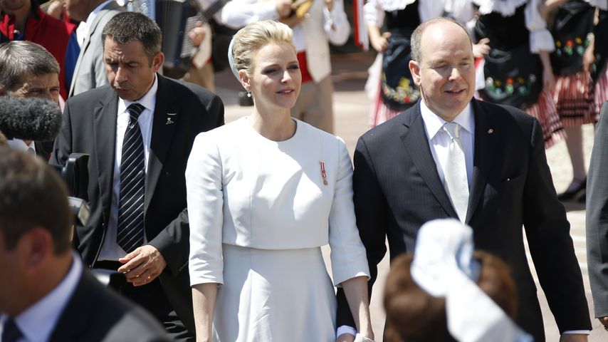 Fürstin Charlène und Albert II von Monaco