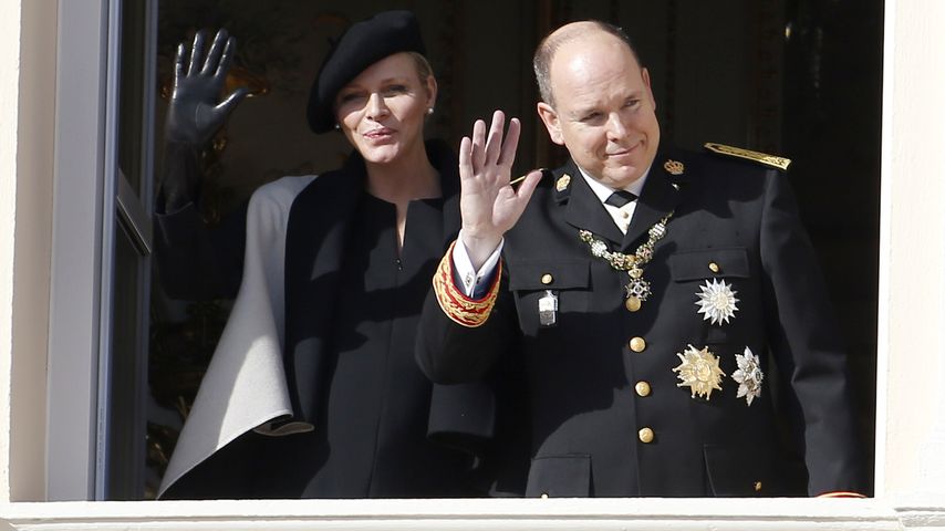 Fürstin Charlène und Albert II von Monaco