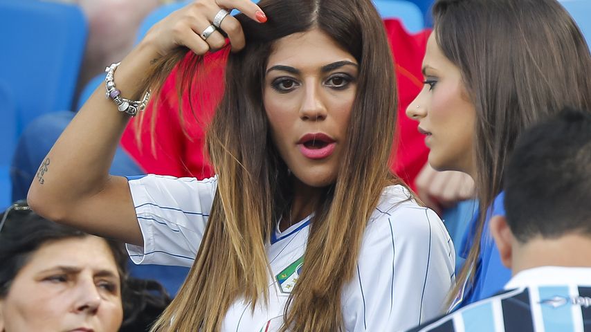 Genoveffa Darone, die Ehefrau von Lorenzo Insigne, bei der WM 2014