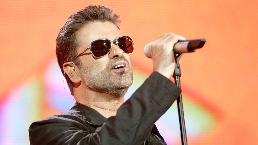 George Michael während eines Auftritts in London