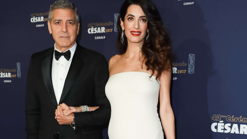 George und Amal Clooney bei der César-Verleihung in Paris