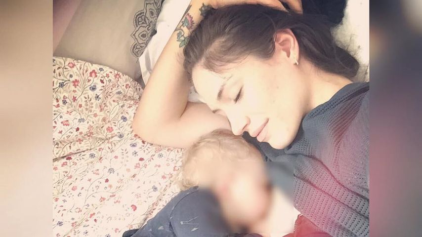 Tessa Bergmeier mit Tochter Lucy