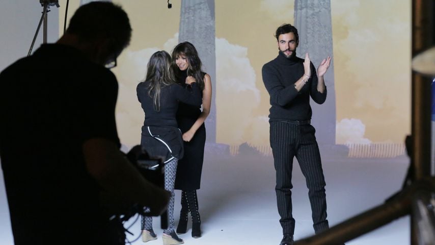 Grace Capristo und Marco Mengoni beim Videodreh zu "Ricorderai l’Amore"