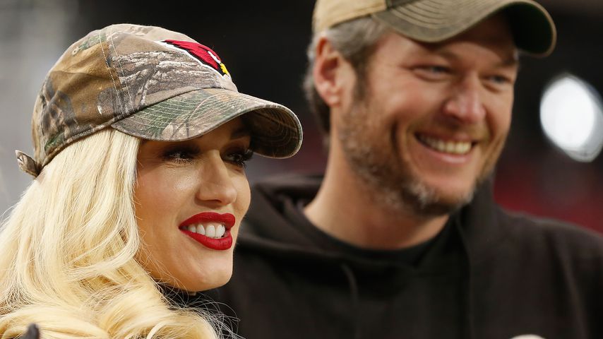 Gwen Stefani und Blake Shelton beim Spiel der Green Bay Packers vs. Arizona Cardinals