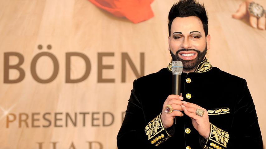 Harald Glööckler bei einer Mystyle-Präsentation in Köln