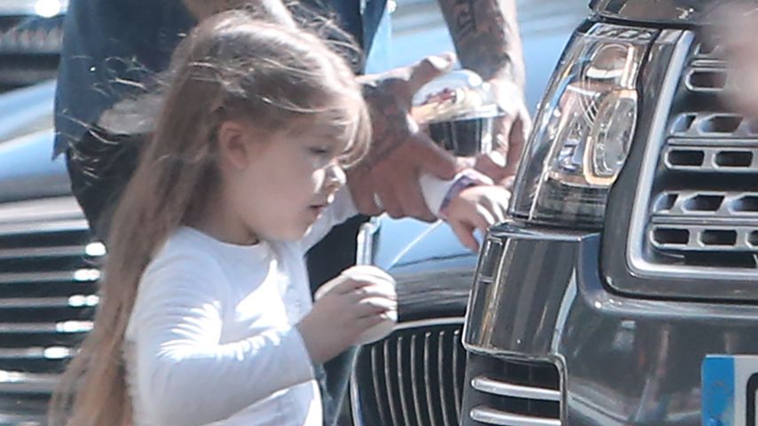 David Beckham und Harper Seven Beckham