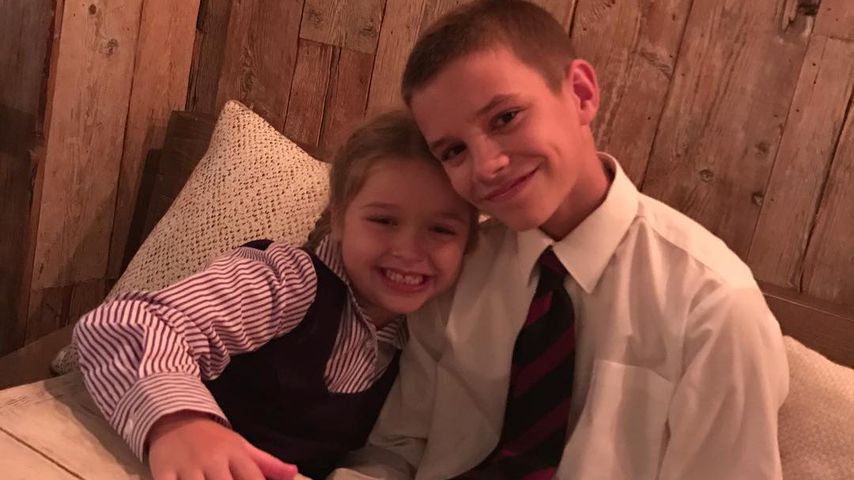 Harper Seven und Romeo Beckham