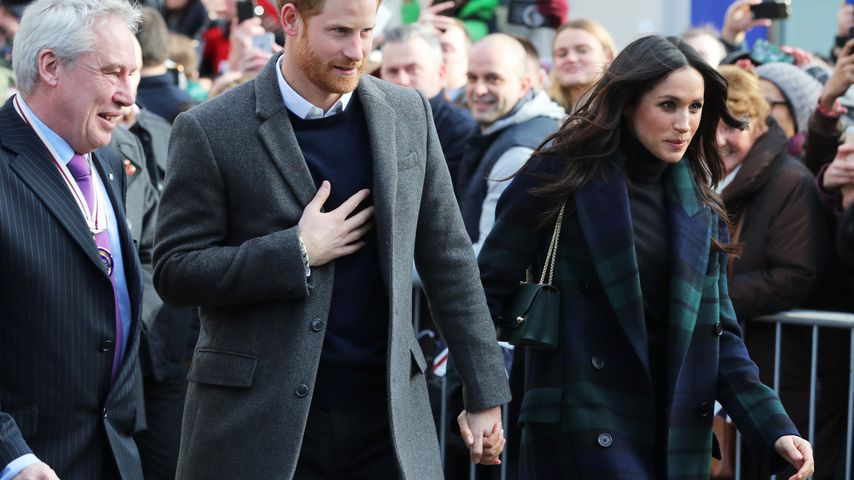 Prinz Harry und Meghan Markle bei einem Besuch in Edinburgh