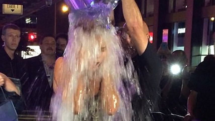 Heidi Klum bei der "Ice Bucket Challenge"