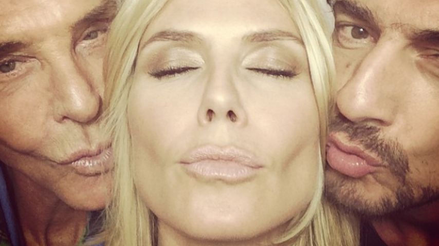 Heidi Klum, Thomas Hayo und Wolfgang Joop