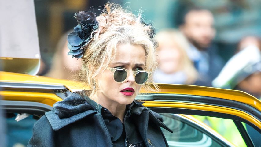 Helena Bonham Carter im Oktober 2016 bei am Set von "Ocean's Eight" in New York