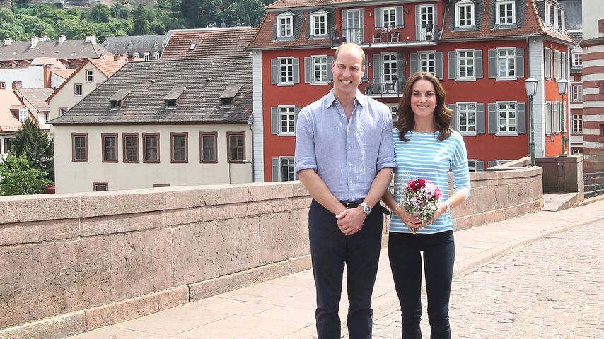 Herzog William und Herzogin Kate in Heidelberg