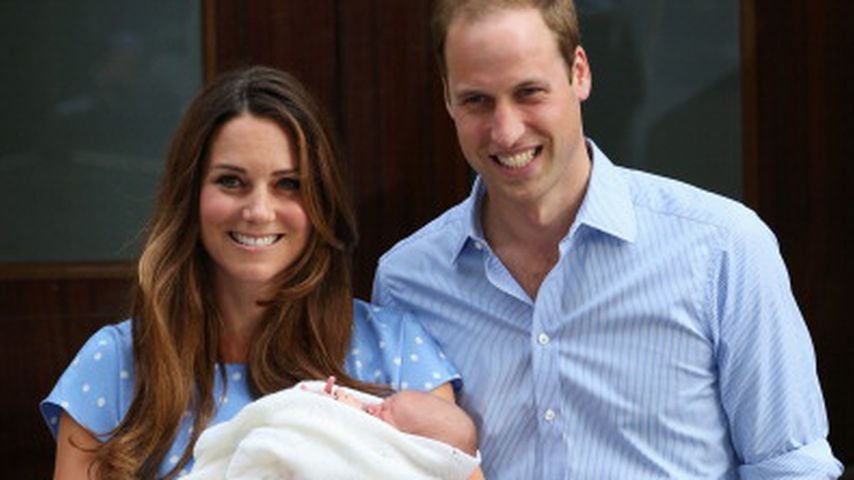 Herzogin Kate und Prinz William zeigen zum ersten Mal ihren Sohn Prinz George