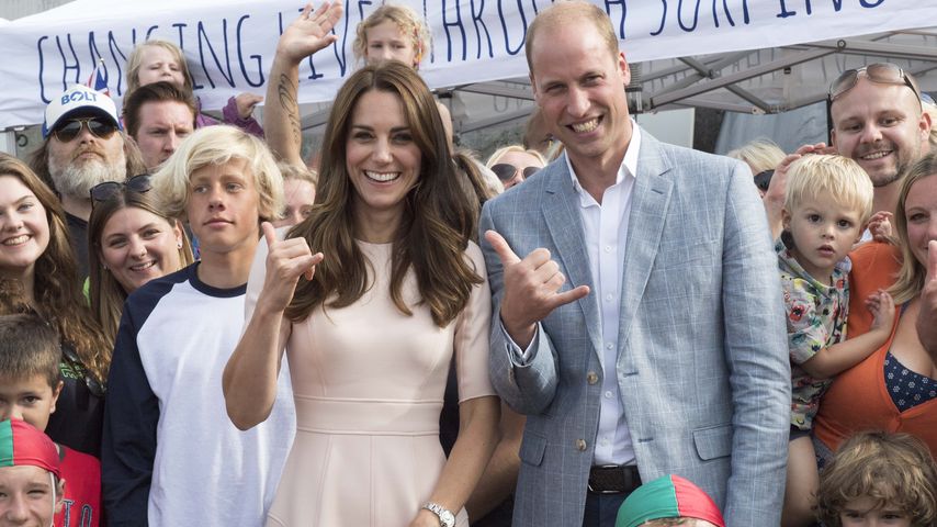 Herzogin Kate und Prinz William beim Besuch eines Benefizprojekts in Newquay
