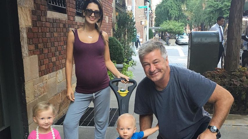 Hilaria und Alec Baldwin mit ihren Kindern Carmen und Rafael Thomas