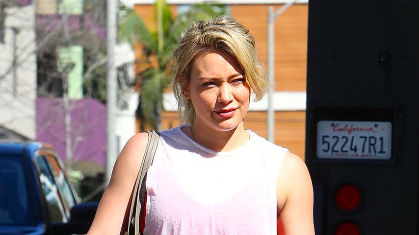 Hilary Duff nach einem Workout