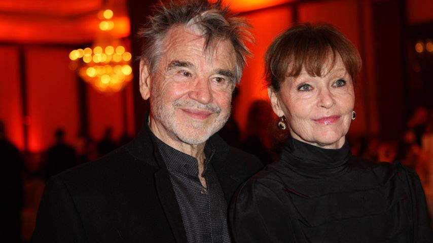 Hilmar Thate mit seiner Ehefrau Angelica Domröse im Jahr 2010