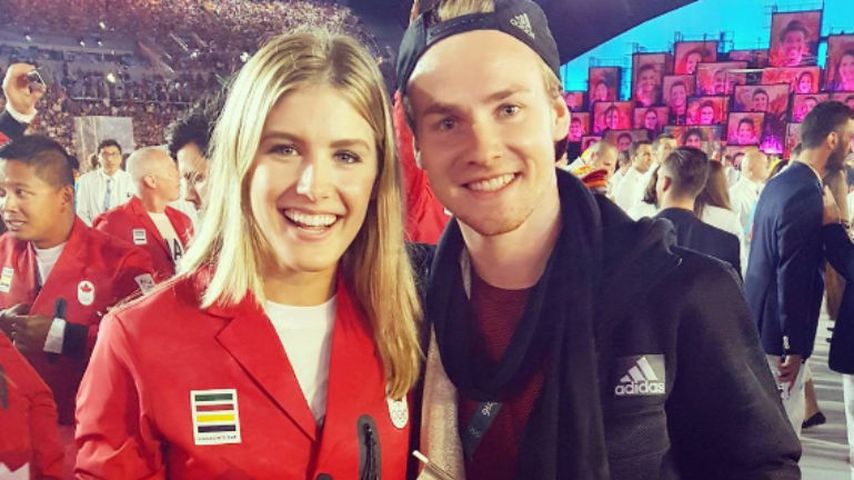 Hockey-Star Christopher Rühr mit Kanadas Tennis-Beauty Eugenie Bouchard