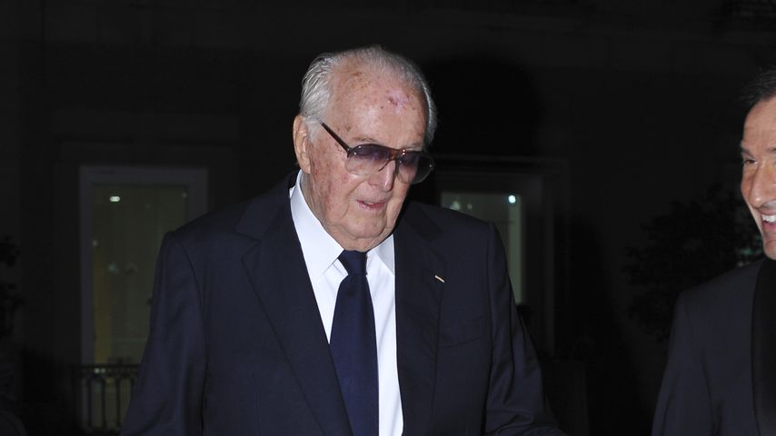 Modeschöpfer Hubert de Givenchy im Oktober 2014 in Madrid