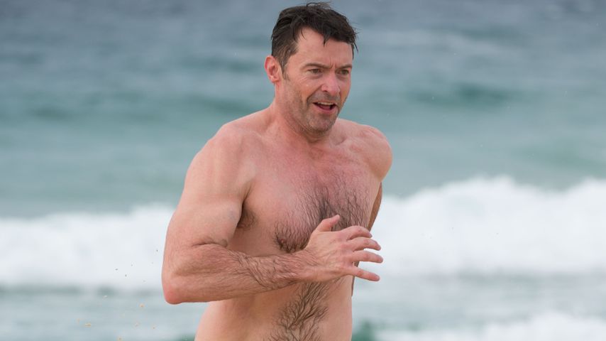 Hugh Jackmann am Bondi Beach in Sydney