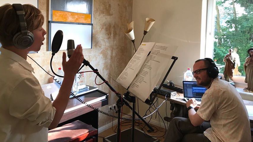 Iggi Kelly im Tonstudio