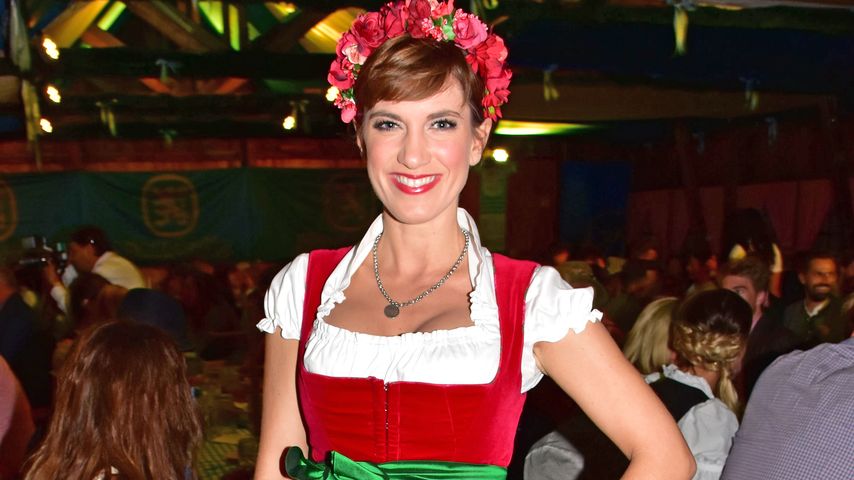 Isabell Horn beim "AEDT-Oktoberfest" in Berlin