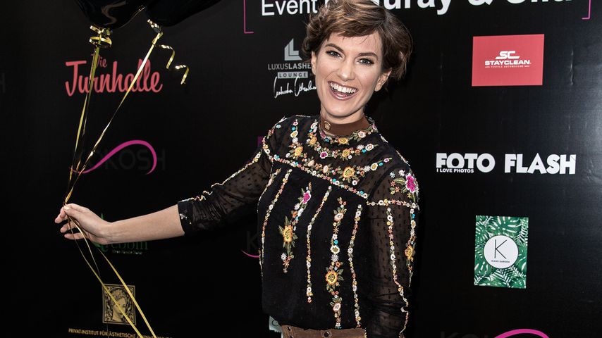 Isabell Horn beim einjährigen Jubiläum des Hair- und Beautysalon Kokosh in Berlin