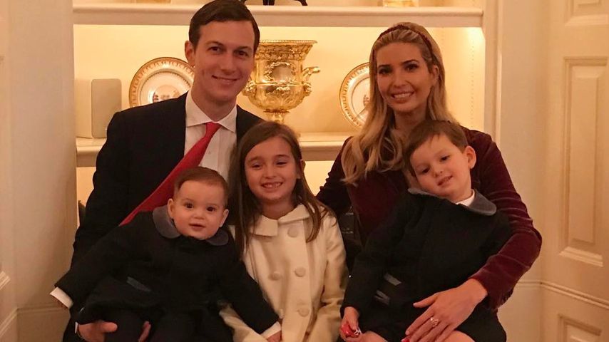 Ivanka Trump (o.r.) mit Ehemann und Kindern