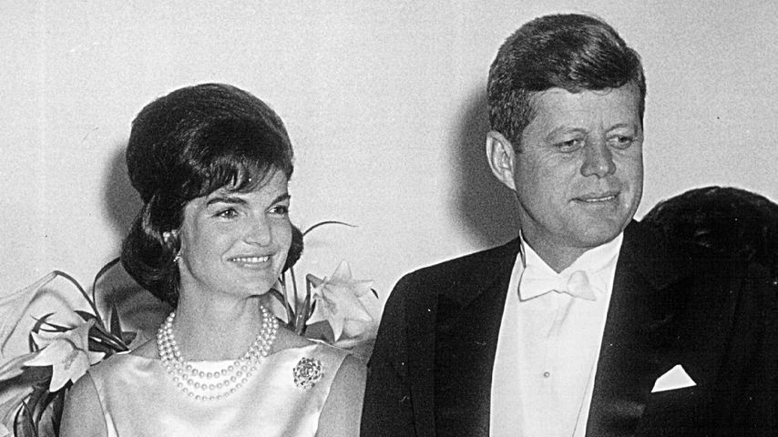 Jackie Kennedy und Präsident John F. Kennedy 1961