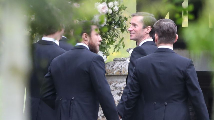 James Middleton und James Matthews bei Pippas Hochzeit