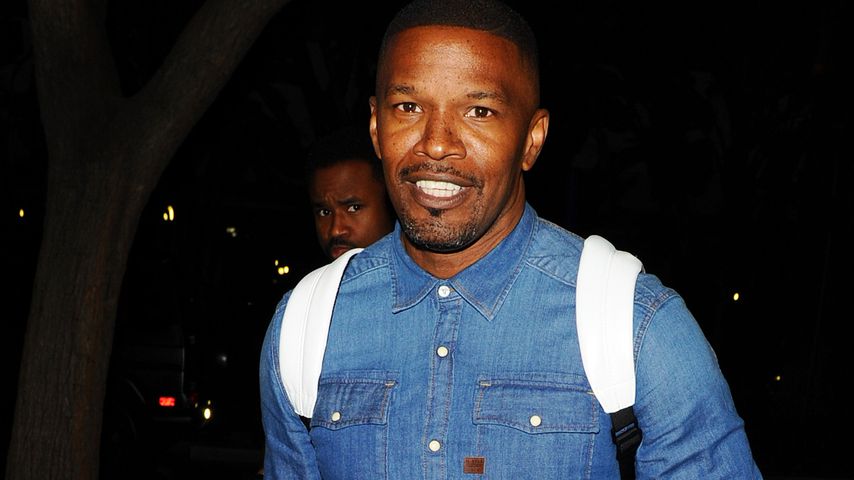 Jamie Foxx auf dem Weg zum Konzert von Drake in Los Angeles