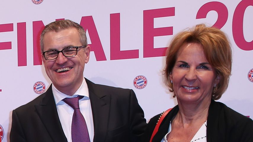 Jan-Christian Dreesen mit seiner Frau in Berlin 2016