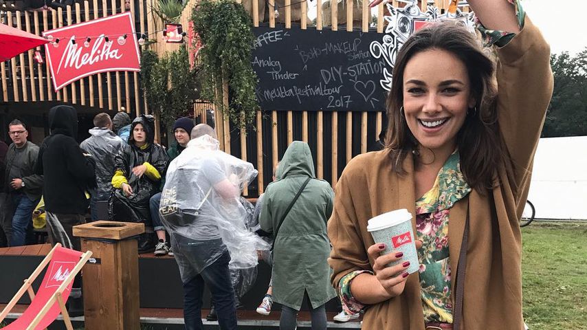 Janina Uhse auf dem "Lollapalooza"-Festival in Berlin
