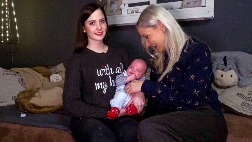 Janine Kunze bei "Wir bekommen dein Baby – Promimütter helfen"
