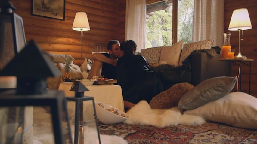 Janina Uhse und Dieter Bach