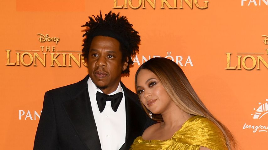 Jay-Z und Beyoncé bei der "The Lion King"-Premiere in London, 2019