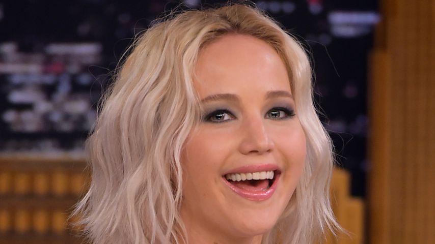 Jennifer Lawrence bei der "Tonight Show" von Jimmy Fallon