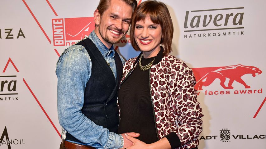 Jens Ackermann und Isabell Horn beim "Bunte New Faces"-Award in Berlin