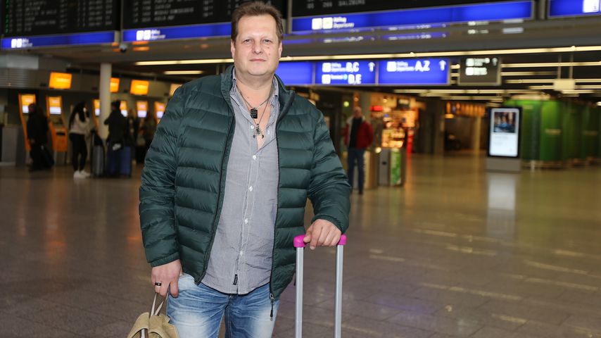 Jens Büchner am Frankfurter Flughafen