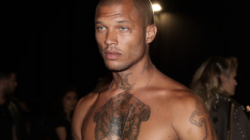 Jeremy Meeks bei der Fashion Week in Mailand