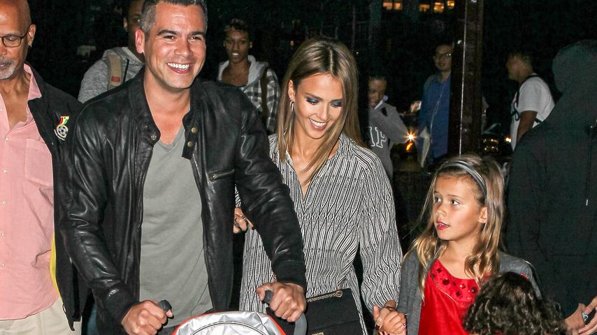 Jessica Alba, Honor Marie Warren, Haven Garner Warren und Cash Warren