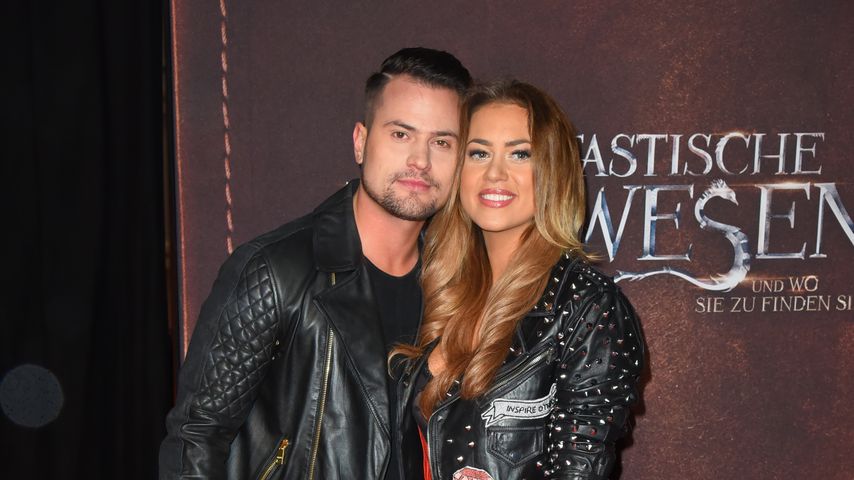 Rocco Stark und Jessica Paszka bei der "Phantastische Tierwesen"-Premiere