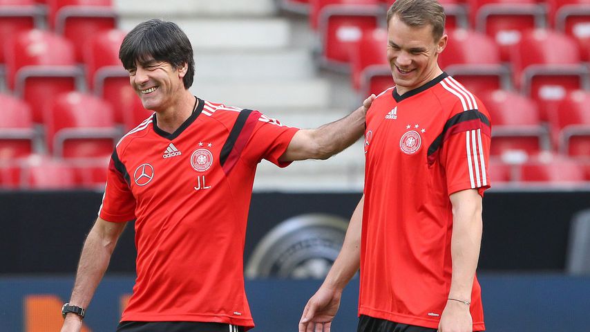 Joachim Löw und Manuel Neuer im Juni 2014 in Mainz