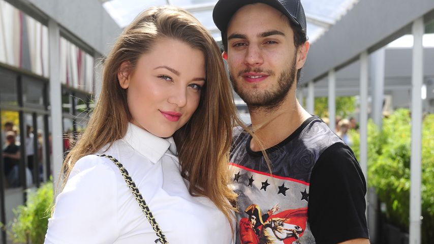 Joelina Drews und Marc Aurel Zeeb bei der Mercedes Benz Fashion Week Berlin Spring/Summer 2017