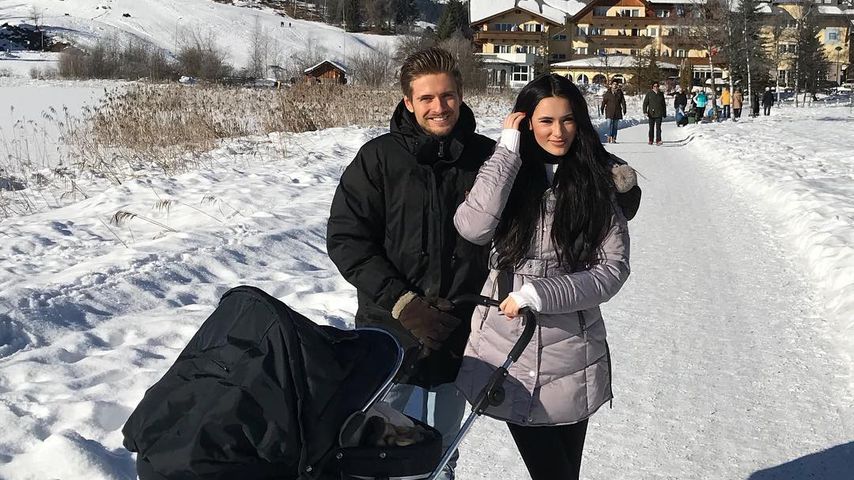 1. Urlaub mit Baby: Jörn & Hanna bringen Delia in den Schnee