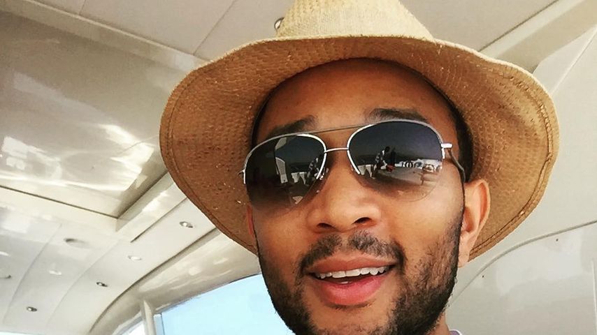 John Legend mit seiner Tochter Luna