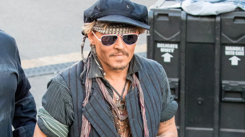 Johnny Depp auf dem Weg zu "Jimmy Kimmel Live!"